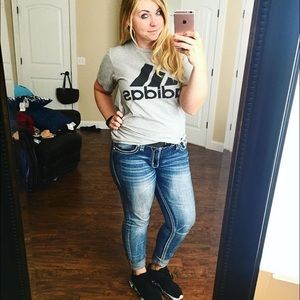 Damaged Rock Revival Jeans